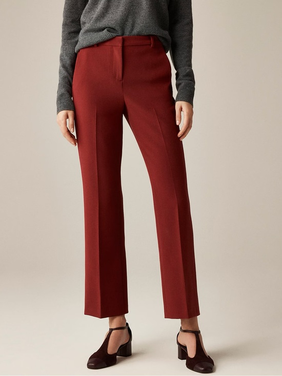 J. Crew Pants - J. Crew Kaya pant in crimson bloom